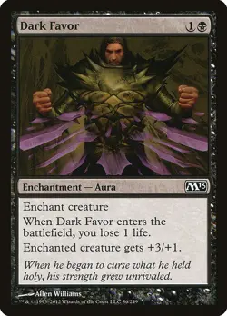 [MTG] Dark Favor (086) (M13) LP-HP - Image 1