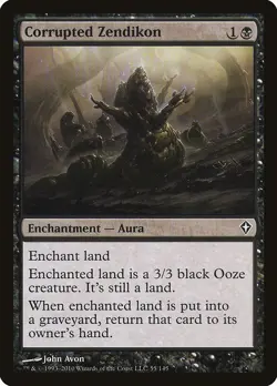 [MTG] Corrupted Zendikon (055) (WWK) LP-HP - Image 1