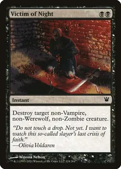 [MTG] Victim of Night (124) (ISD) LP-HP - Image 1