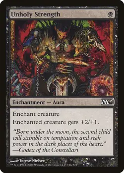[MTG] Unholy Strength (116) (M10) LP-HP - Image 1