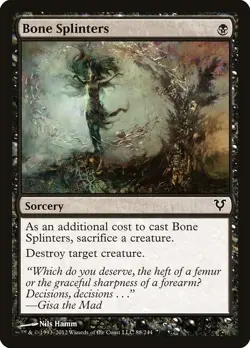 [MTG] Bone Splinters (088) (AVR) LP-HP - Image 1