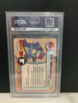 PSA 10 Nidoqueen 1999 Pokemon Topps T.V Series #31 - Image 2
