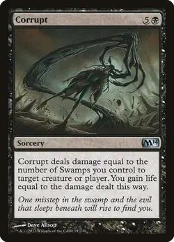 [MTG] Corrupt (091) (M14) LP-HP - Image 1
