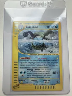 Blastoise Holo Rare 4/165 Expedition Base Set WOTC Vintage Pokemon - Image 1