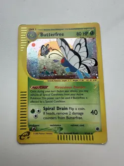 Butterfree Holo Rare 5/165 Expedition Base Set WOTC Vintage Pokemon - Image 2