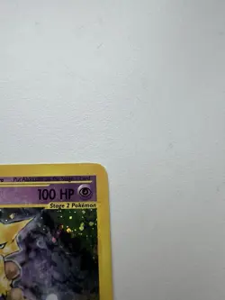 Alakazam Holo Rare 1/165 Expedition Base Set WOTC Vintage Pokemon - Image 4