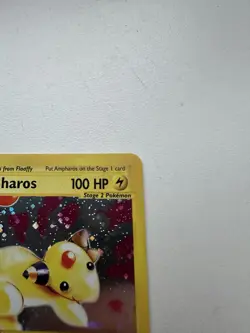 Ampharos Holo Rare 2/165 Expedition Base Set WOTC Vintage Pokemon - Image 4