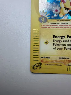 Pichu Holo Rare 22/165 Expedition Base Set WOTC Vintage Pokemon - Image 3