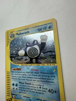 Poliwrath Holo Rare 24/165 Expedition Base Set WOTC Vintage Pokemon - Image 3