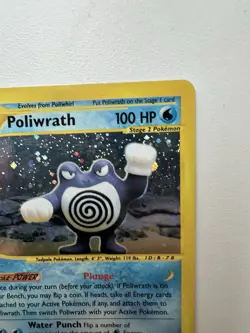 Poliwrath Holo Rare 24/165 Expedition Base Set WOTC Vintage Pokemon - Image 4