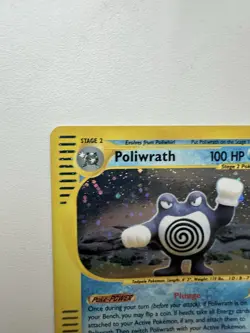 Poliwrath Holo Rare 24/165 Expedition Base Set WOTC Vintage Pokemon - Image 5