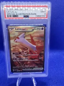 Pokemon TCG Latias EX Sir Alt Art Surging Sparks 239/191 PSA 9 Mint - Image 1