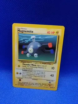 Pokemon WOTC Magnemite 53/102 Base Set UNLIMITED Common LP/NM - Image 1