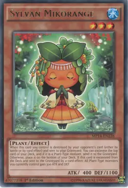 Yugioh Sylvan Mikorange MP14-EN228 Rare 1st Edition NM x3 Play Set - Image 1