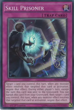Yugioh Skill Prisoner MP14-EN237 Super Rare 1st Edition NM - Image 1
