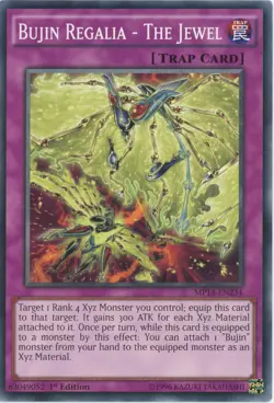 Yugioh Bujin Regalia - The Jewel MP14-EN234 Common 1st Edition NM x3 Play Set - Image 1