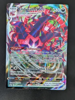 Pokemon Endynalos VMAX Deutsch SWSH045 Black Star Promo Near Mint - Image 1