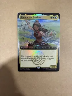 FREE SHIP! Magic The Gathering X Avatar Katara The Fearless Promo Card SDCC 2025 - Image 1