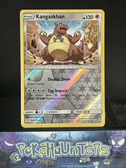 Pokemon Card Kangaskhan 163/236 Unified Minds Reverse Holo Rare L/P - Image 1