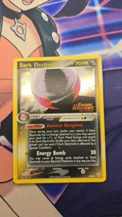 Dark Electrode (4/109) EX Team Rocket Returns Reverse Holo Pokemon Card LP - Image 1
