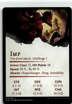 NM Imp Art Card S Art Series: Commander Legends: Battle for Baldur's Gate 19 - B - Image 2