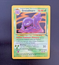 Pokemon Card Muk Grotadmorv Holo 13/62 Fossil FR francese good GD vintage - Image 1