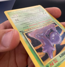 Pokemon Card Muk Grotadmorv Holo 13/62 Fossil FR francese good GD vintage - Image 4