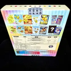 Pokemon Chinese IN STOCK Pikachu & Eevee Quick Sand Card Display Gift Box Sealed - Image 5