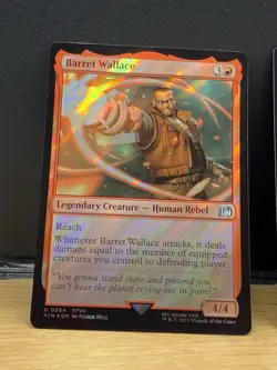 Mtg FIC Final Fantasy - Barret Wallace -NM SURGE FOIL - Image 1