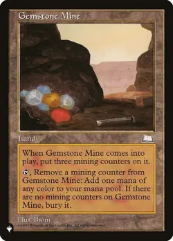 Gemstone Mine (WTH-164) x1 1x Mystery Booster 2 NM MTG - Image 1