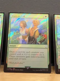 Mtg FIC Final Fantasy - Inspiring Call -NM SURGE FOIL - Image 1