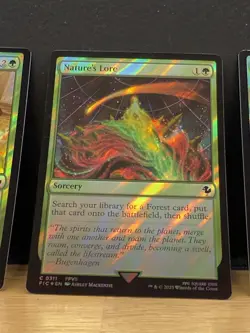 Mtg FIC Final Fantasy - Nature’s Lore -NM SURGE FOIL - Image 1