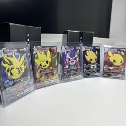 5 Pokemon Pikachu Cosplay Cards Mint Dragonball Z - Image 1