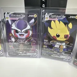 5 Pokemon Pikachu Cosplay Cards Mint Dragonball Z - Image 3