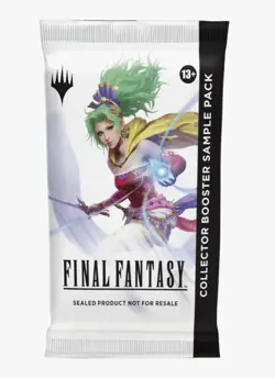 MTG Magic the Gathering FINAL FANTASY Collector Booster SAMPLE PACK - Image 1