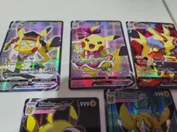 5 Pokemon Pikachu Cosplay Cards Mint - Image 3