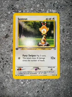 Pokemon TCG Cards 1st Edition Sentret 71/111 Neo Genesis NM - Image 3
