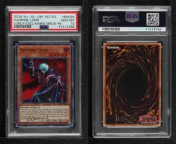 Vampire Lord Ultra Rare 1st Ed. YuGiOh Legendary Collection Kaiba PSA 10 z3i - Image 3