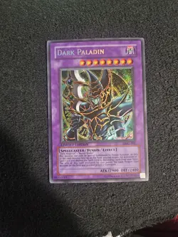 Yugioh Dark Paladin DMG-001 Secret Rare Limited Edition VLP - Image 1