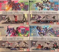 Gundam Card Game Japanese Start Deck Assemble Set of 4 ST01A ST02A ST03A ST04A - Image 1