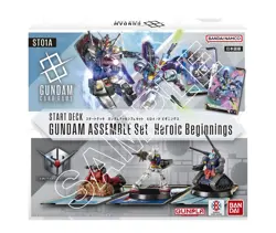 Gundam Card Game Japanese Start Deck Assemble Set of 4 ST01A ST02A ST03A ST04A - Image 2