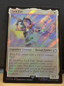 Mtg FIC Final Fantasy - Zack Fair -NM SURGE FOIL - Image 1