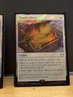 Mtg FIC Final Fantasy - Phoenix Down -NM SURGE FOIL - Image 1