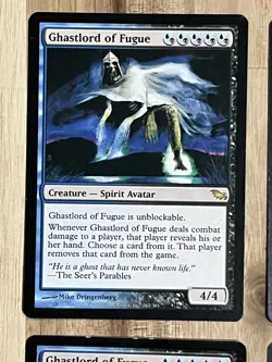 Awesome Magic The Gathering MTG Card Ghastlord Of Fugue X4 162/301 LP - Image 2