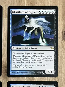 Awesome Magic The Gathering MTG Card Ghastlord Of Fugue X4 162/301 LP - Image 3
