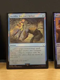 Mtg FIC Final Fantasy - An Offer You Can’t Refuse -NM SURGE FOIL - Image 1