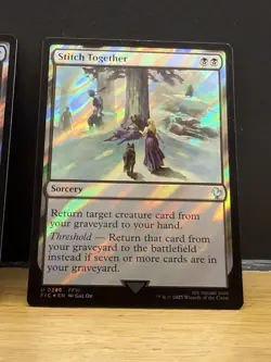 Mtg FIC Final Fantasy - Stitch Together -NM SURGE FOIL - Image 1