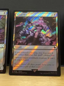 Mtg FIC Final Fantasy - Snuff Out -NM SURGE FOIL - Image 1