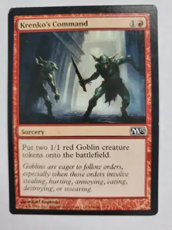 MTG Magic The Gathering Card Krenko's Command Sorcery Red M13 - Image 1