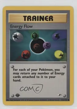 Energy Flow 1st Ed. Pokemon Gym Heroes #122 2000 15fy - Image 1